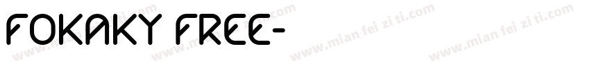 fokaky free字体转换